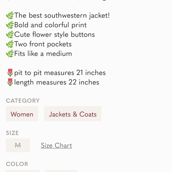 🌿Vintage 80’s Southwestern Tribal Concho Jacket - Picture 9 of 9